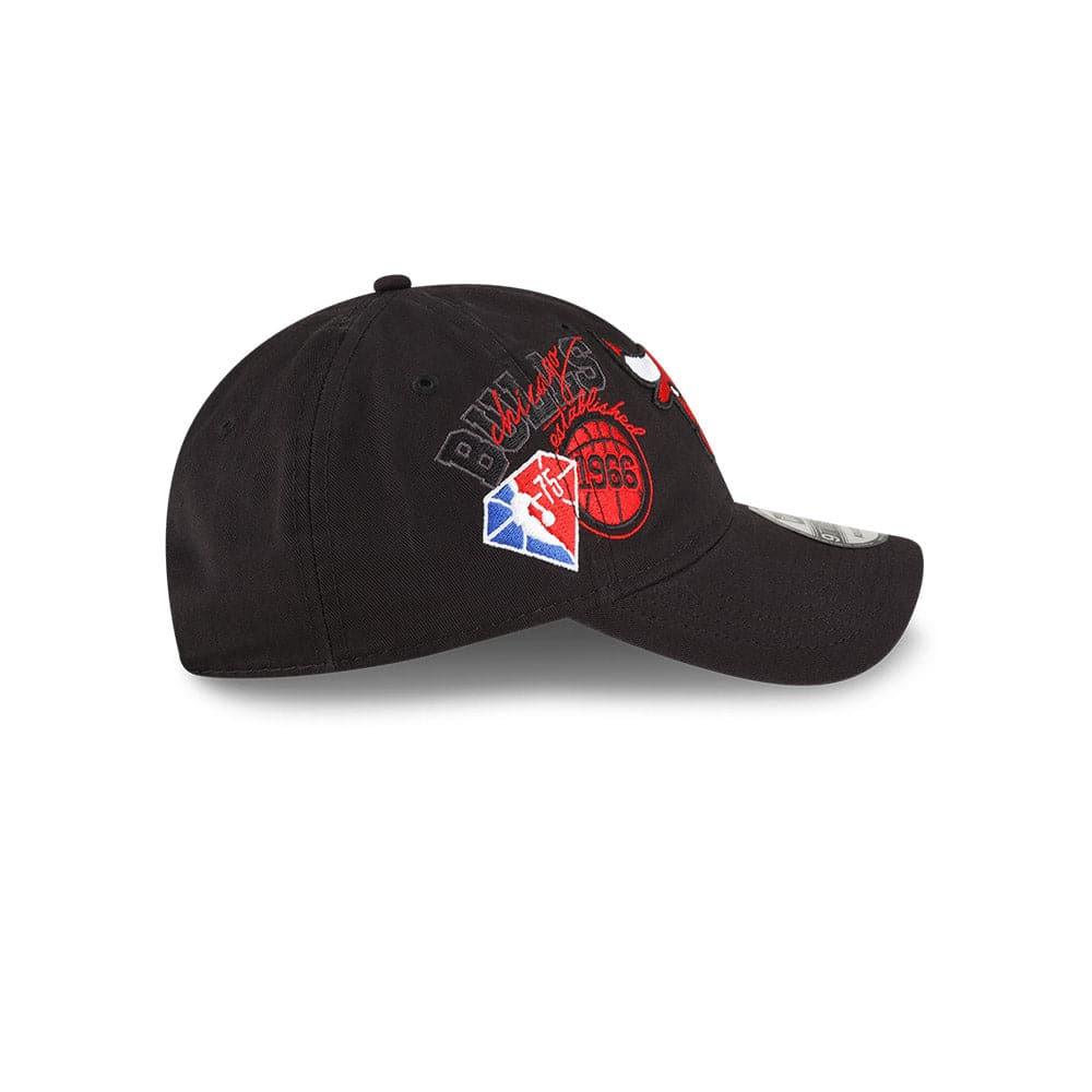 New Era Caps Chicago Bulls New Era NBA 21-22 Back Half 9TWENTY Hat - Black