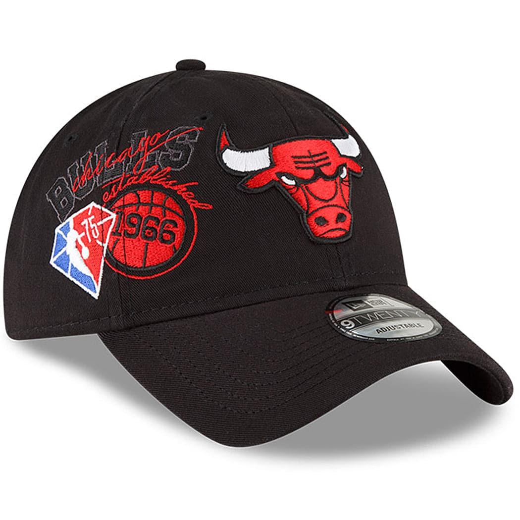 New Era Caps Chicago Bulls New Era NBA 21-22 Back Half 9TWENTY Hat - Black