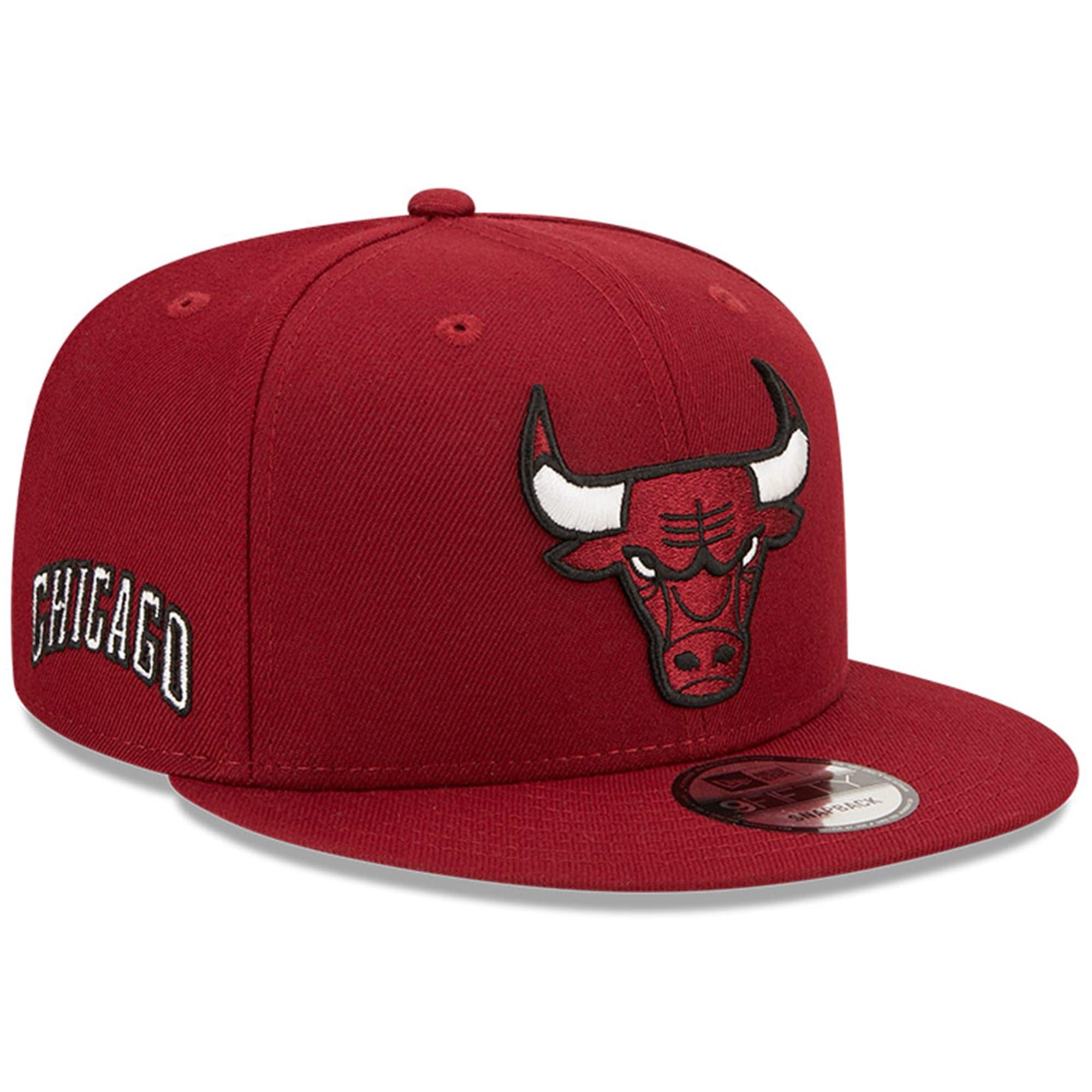 New Era Caps Chicago Bulls New Era NBA 22-23 City Edition Alt 9FIFTY Snapback Hat - Red