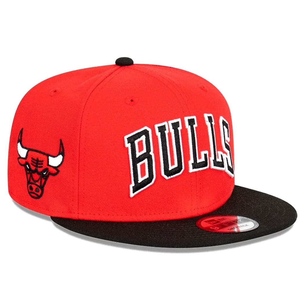 New Era Caps Chicago Bulls New Era NBA 2T Wordmark 9FIFTY Snapback Hat - Red