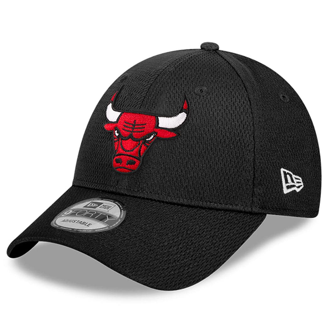 New Era Caps Chicago Bulls New Era NBA Alt Dash Mesh 9FORTY Snapback Hat - Black
