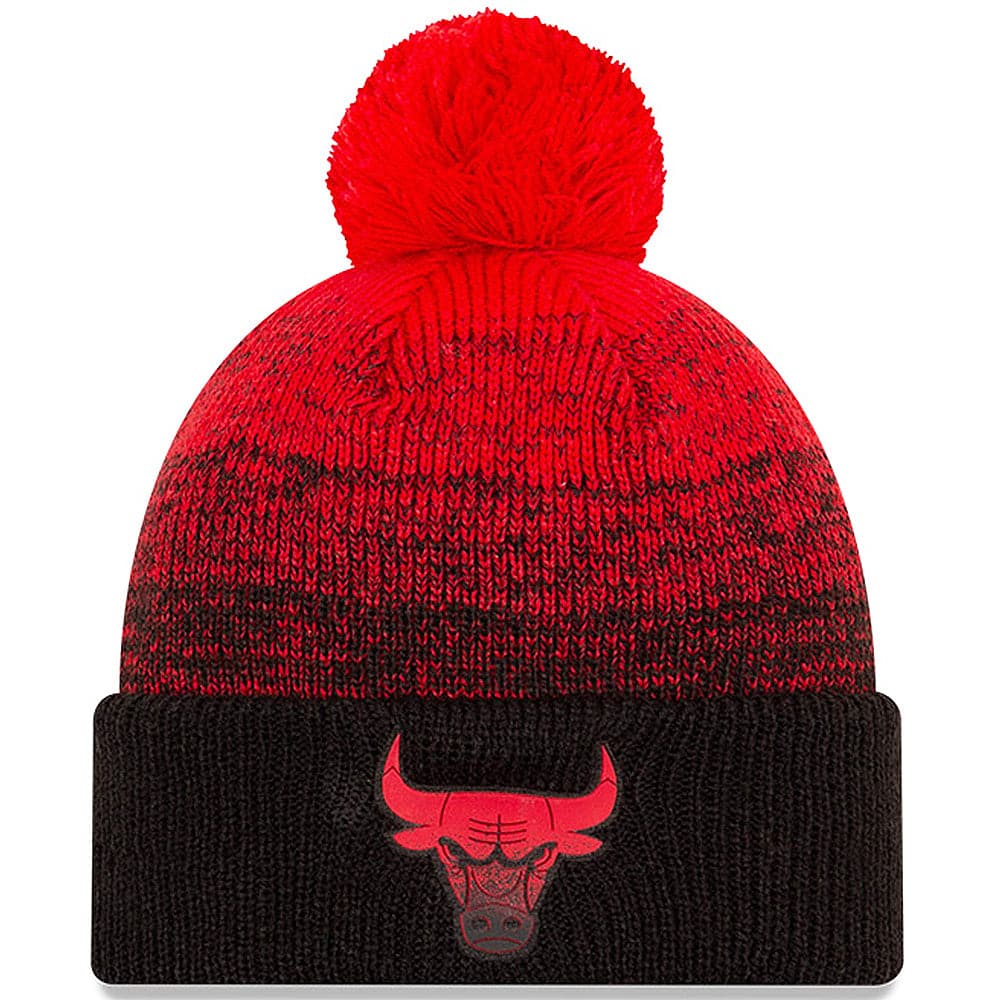 New Era Beanies Chicago Bulls New Era NBA Back Half Knit Beanie - Black