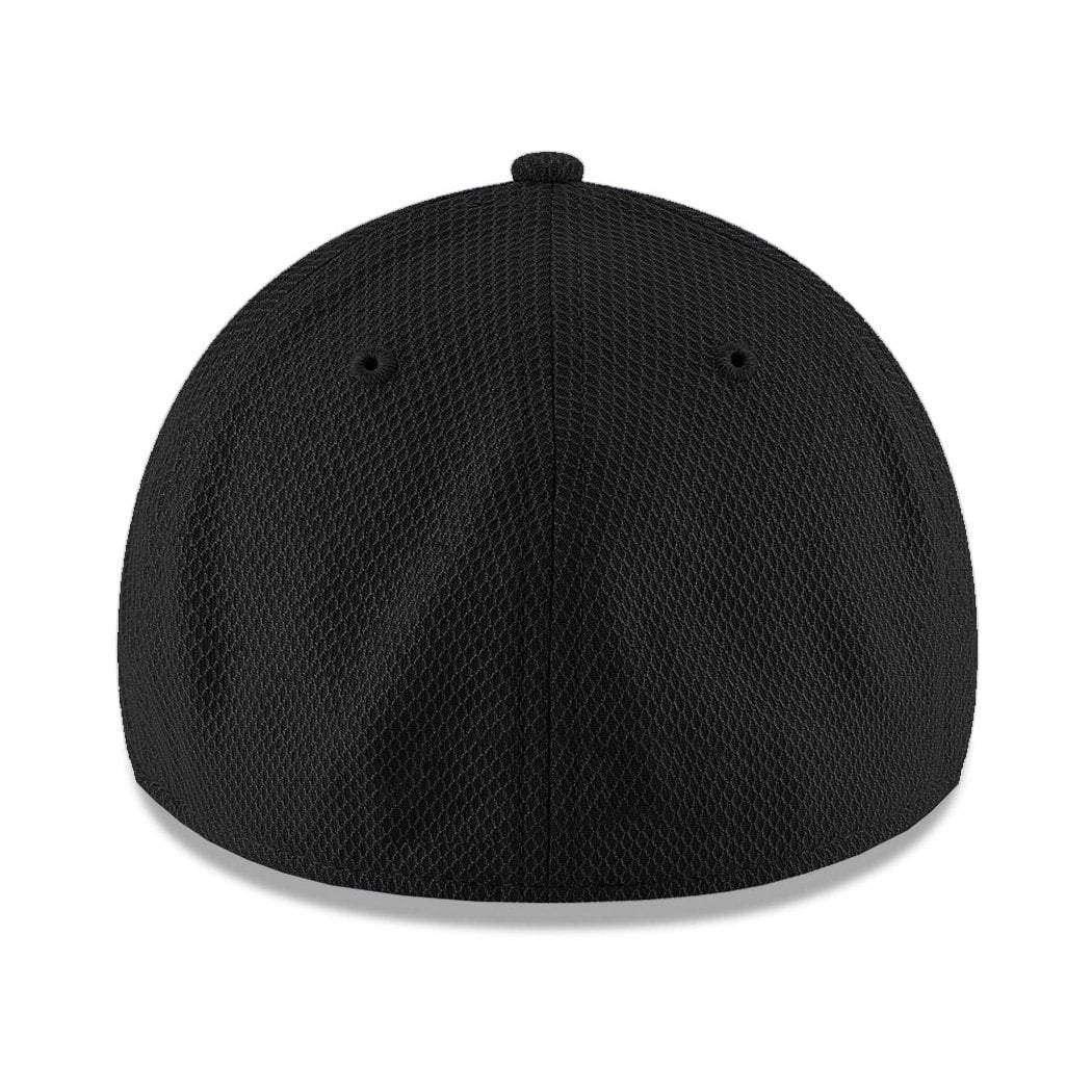 New Era Caps Chicago Bulls New Era NBA Black On Black Diamond Era 39THIRTY Curve Hat