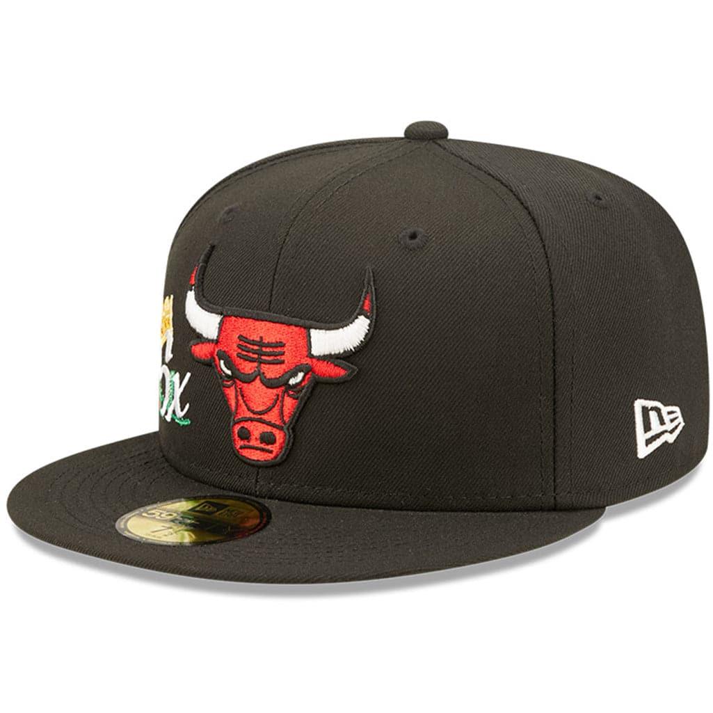 New Era Caps Chicago Bulls New Era NBA Crown Champs 59FIFTY Fitted Hat - Black