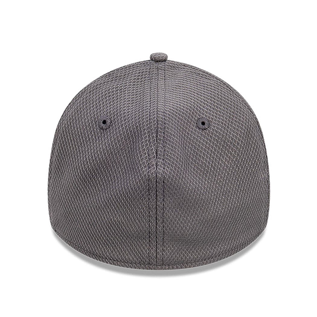 New Era Caps Chicago Bulls New Era NBA Graphite Diamond Era 39THIRTY Stretch Fit Hat - Grey