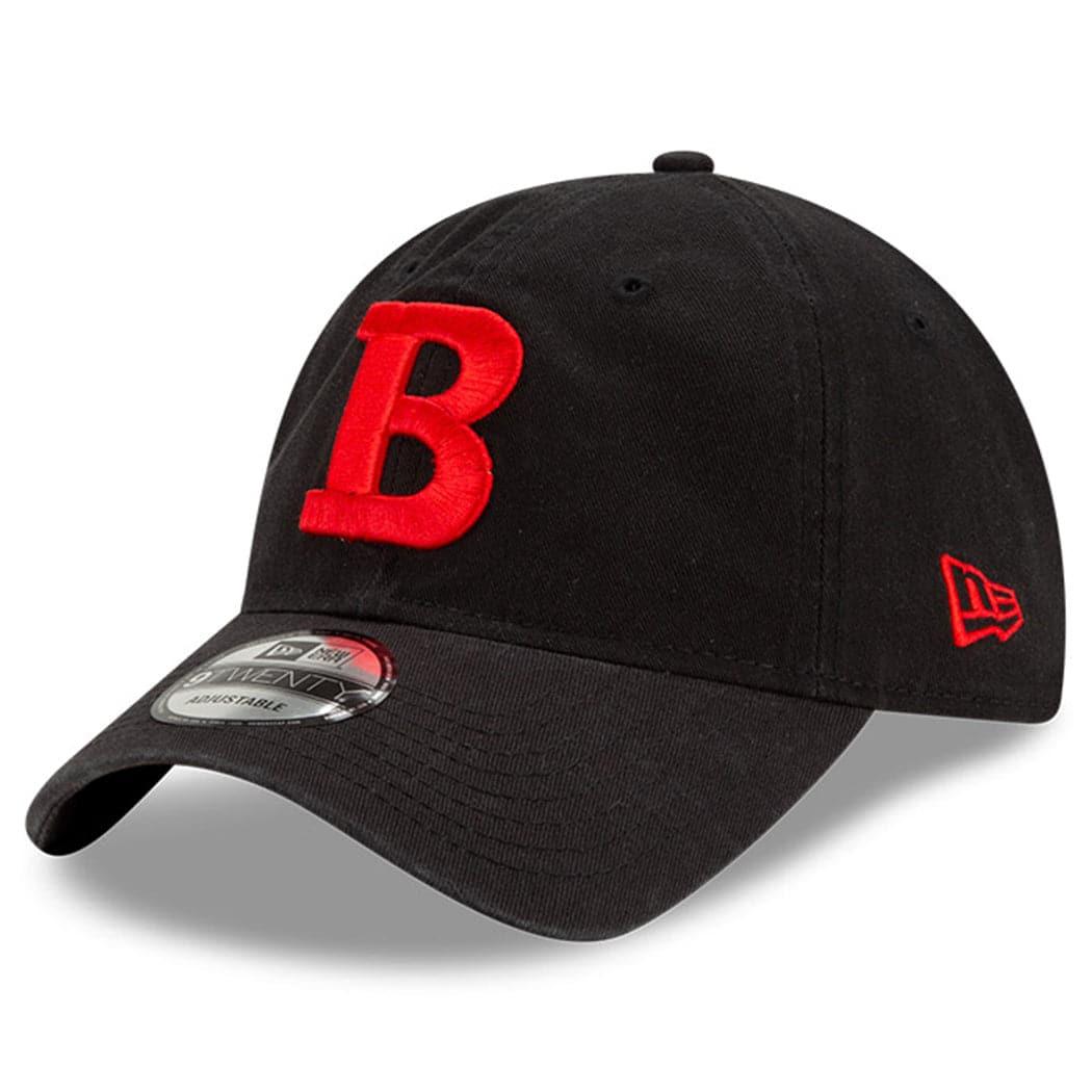 New Era Caps Chicago Bulls New Era NBA Ligature 9TWENTY Curved Hat - Black