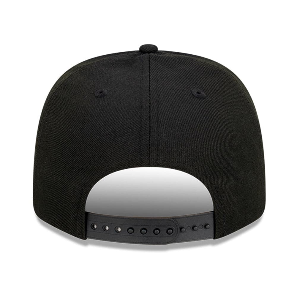 New Era Caps M/L Chicago Bulls New Era NBA Team Arch Pre-Curved OF 9FIFTY Snapback Hat - Black