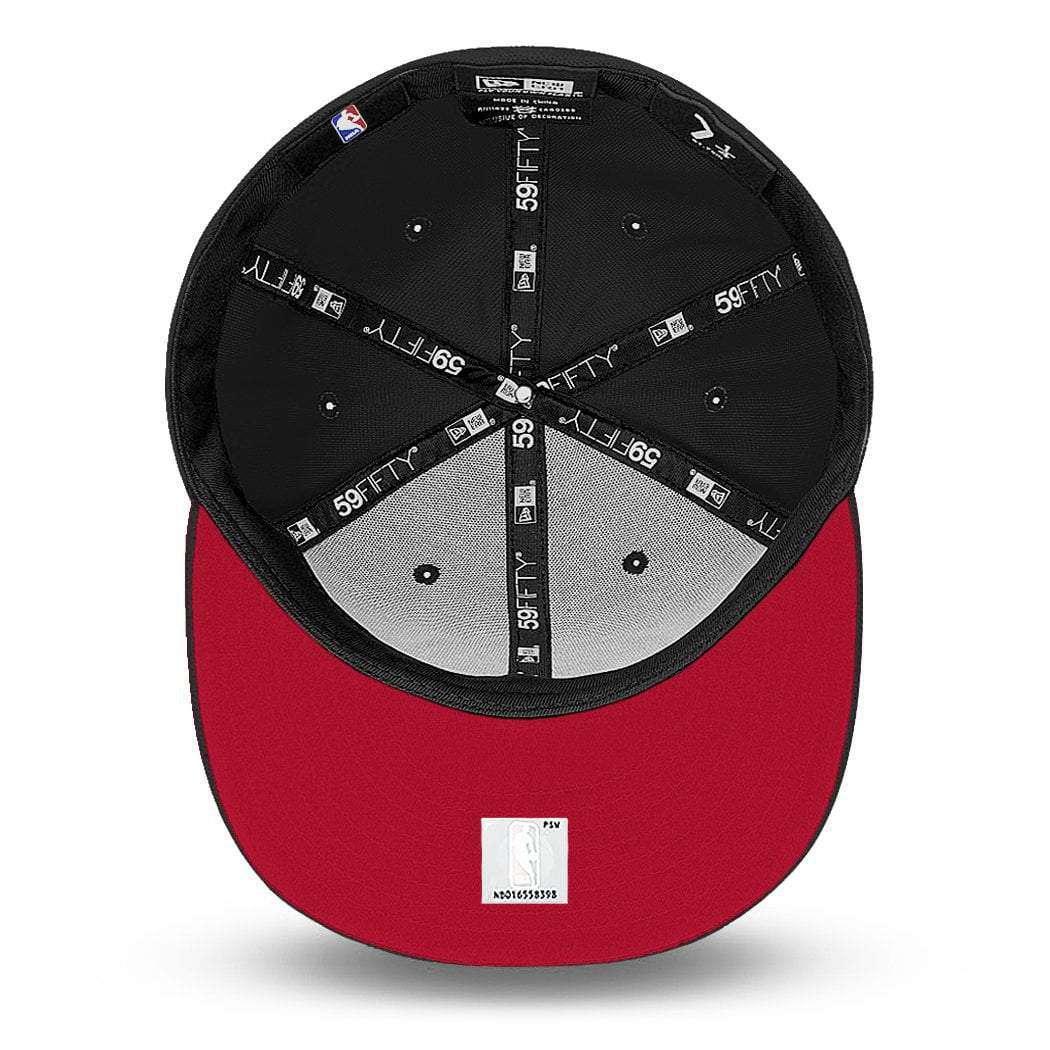 New Era Caps Chicago Bulls New Era NBA Team Pop 59FIFTY Fitted Hat - Black