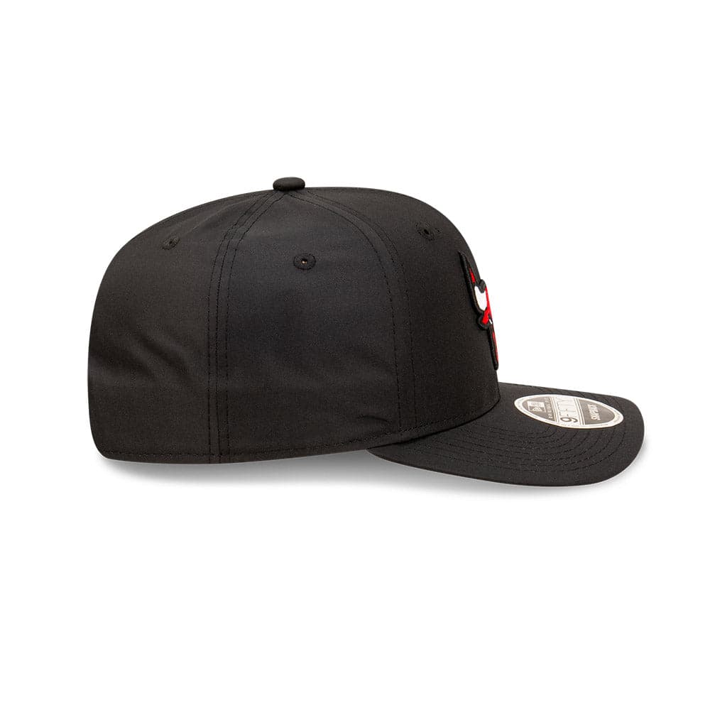 New Era Caps Adjustable M/L Chicago Bulls New Era NBA Team Prolite 9FIFTY OF Pre-Curved Snapback Hat - Black