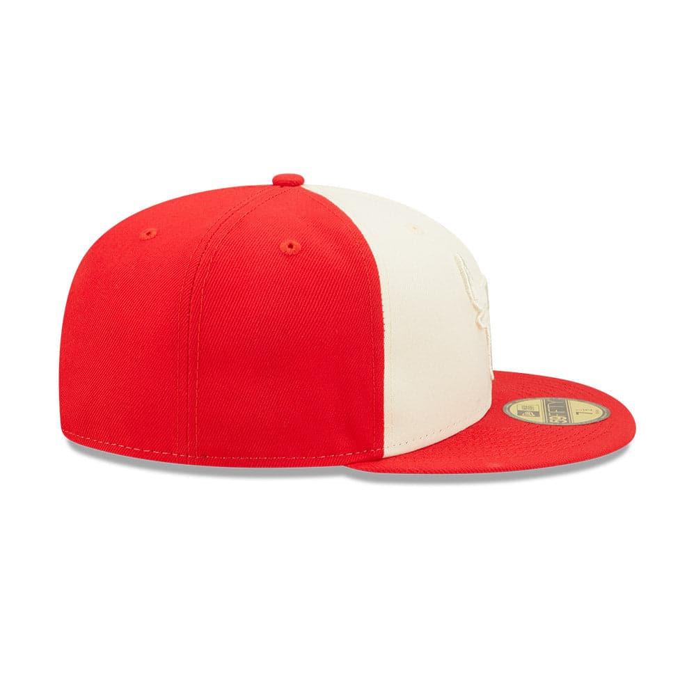 New Era Caps Chicago Bulls New Era NBA Tonal 2-Tone 59FIFTY Fitted Hat  - Red