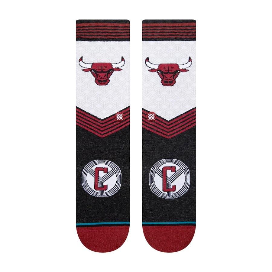 Stance Socks Large (9-12 US) Chicago Bulls Stance NBA 22-23 City Edition Crew Socks - Black