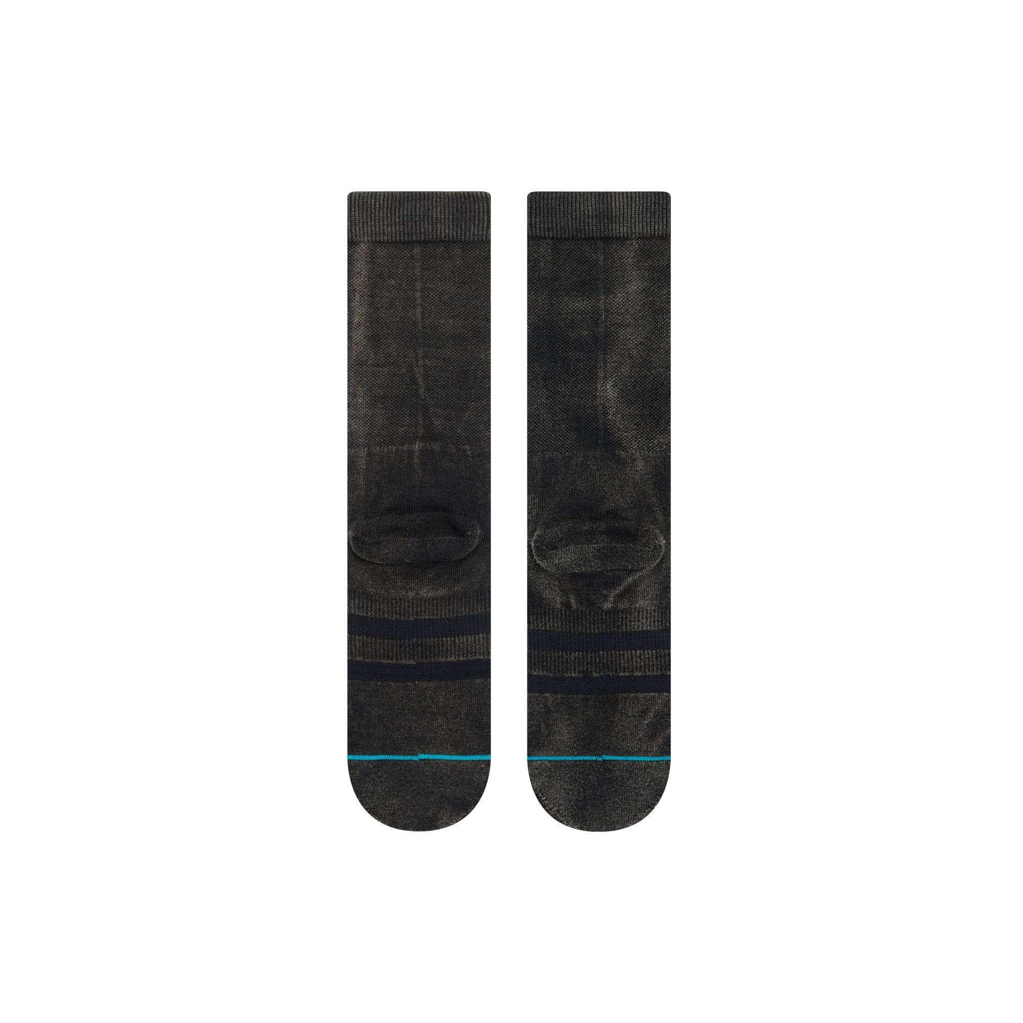 Stance Socks Chicago Bulls Stance NBA Blacktop Crew Socks - Black