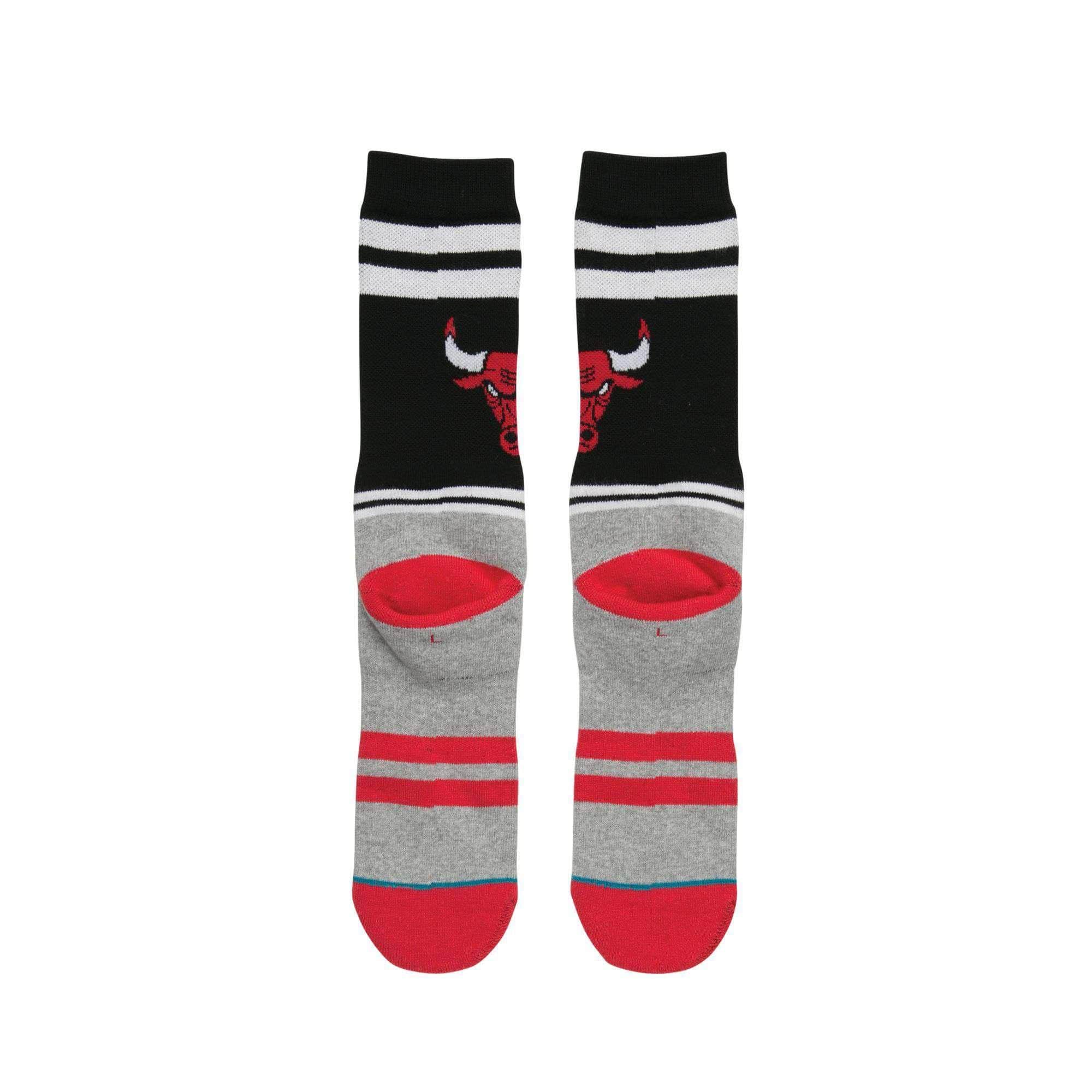 Stance Socks Chicago Bulls Stance NBA City Gym Crew Socks - Black