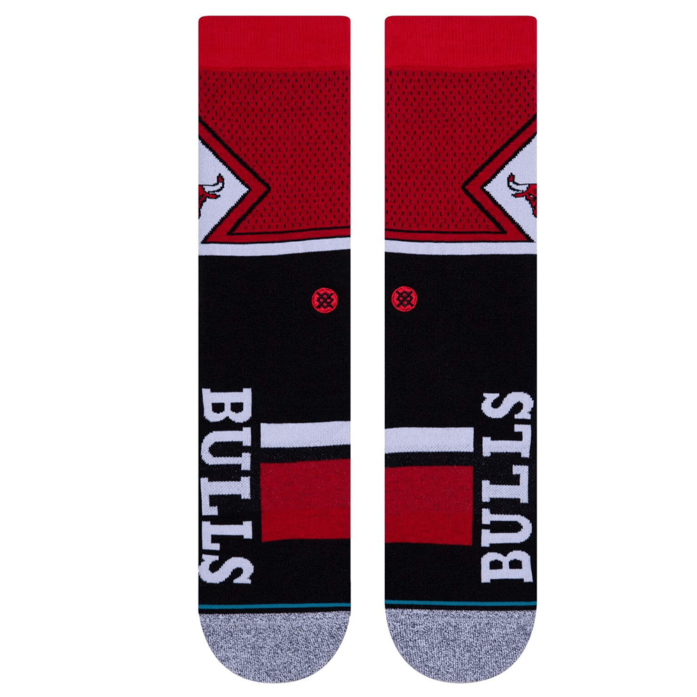 Stance Socks Chicago Bulls Stance NBA Shortcut 2 Crew Socks - Red