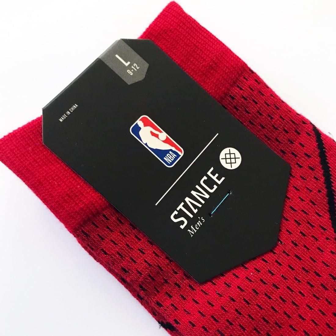 Stance Socks Chicago Bulls Stance NBA Shortcut Crew Socks - Red
