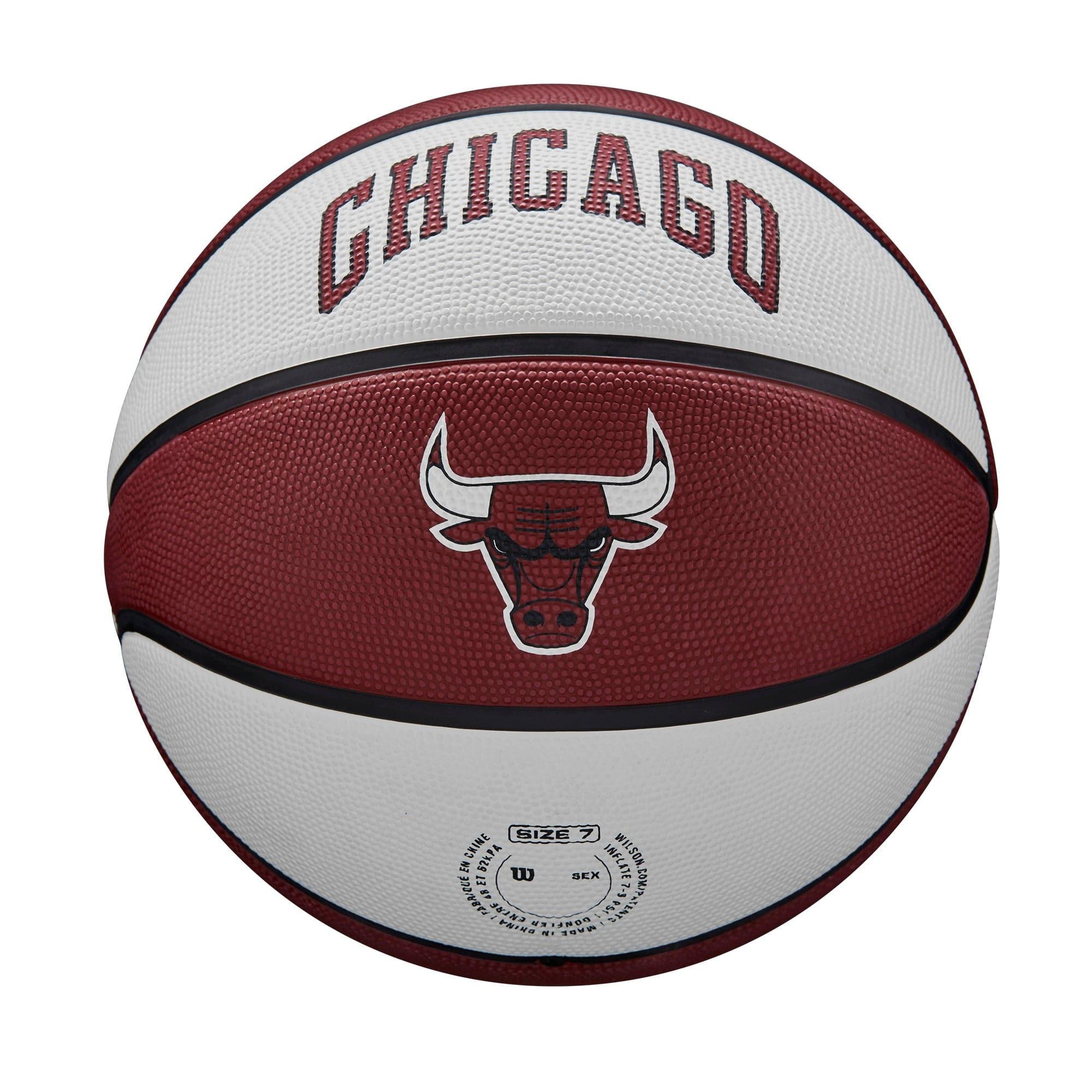 Wilson Sporting Goods Balls Chicago Bulls Wilson NBA 22-23 City Edition All Surface Basketball Ball