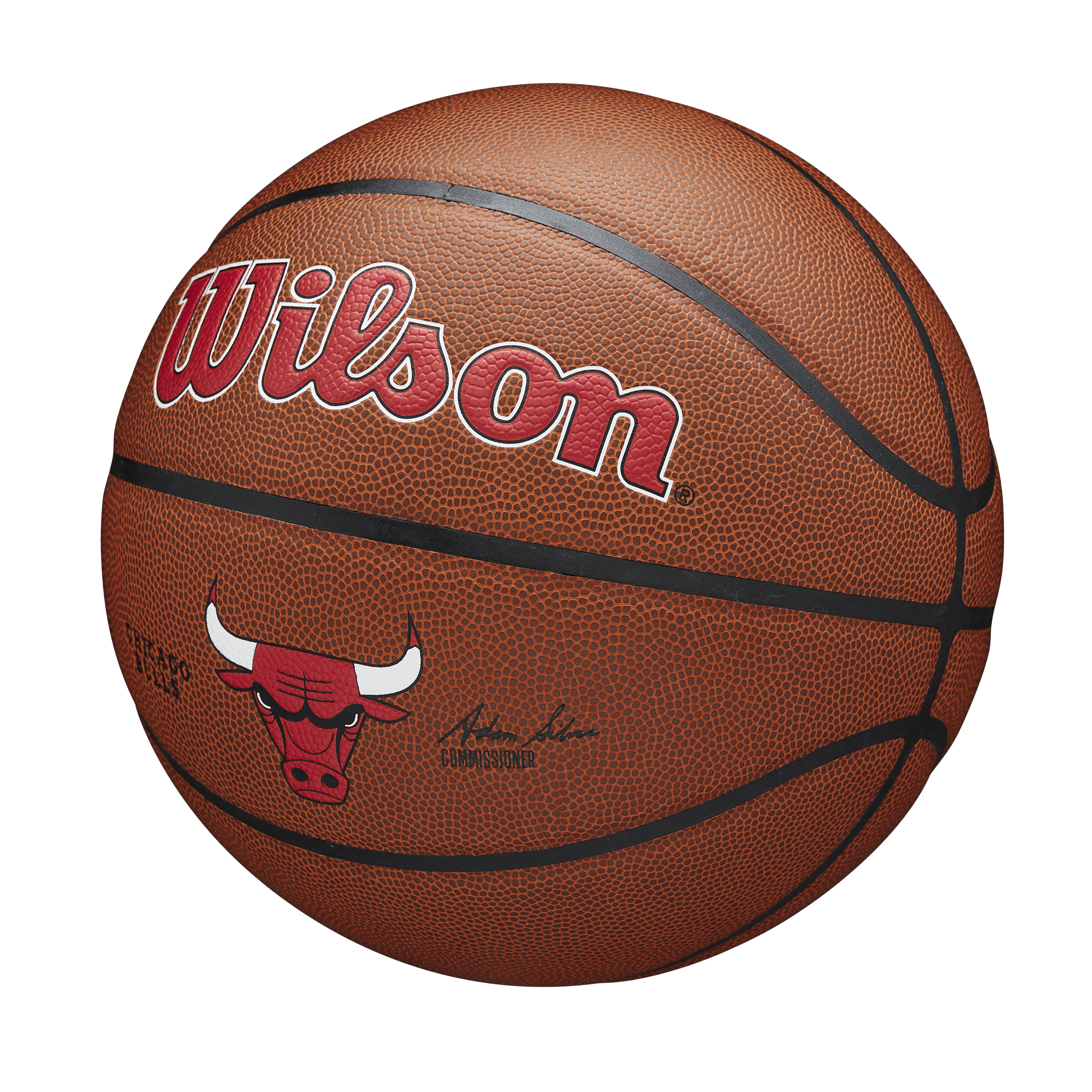 Wilson Sporting Goods Balls Chicago Bulls Wilson NBA Team Full Size Basketball Ball