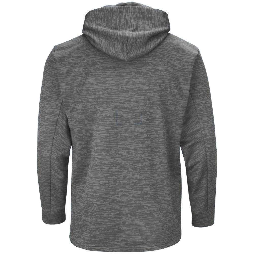 Majestic Athletic Jumpers Chicago Cubs Majestic MLB Authentic Team Drive Hoodie - Granite