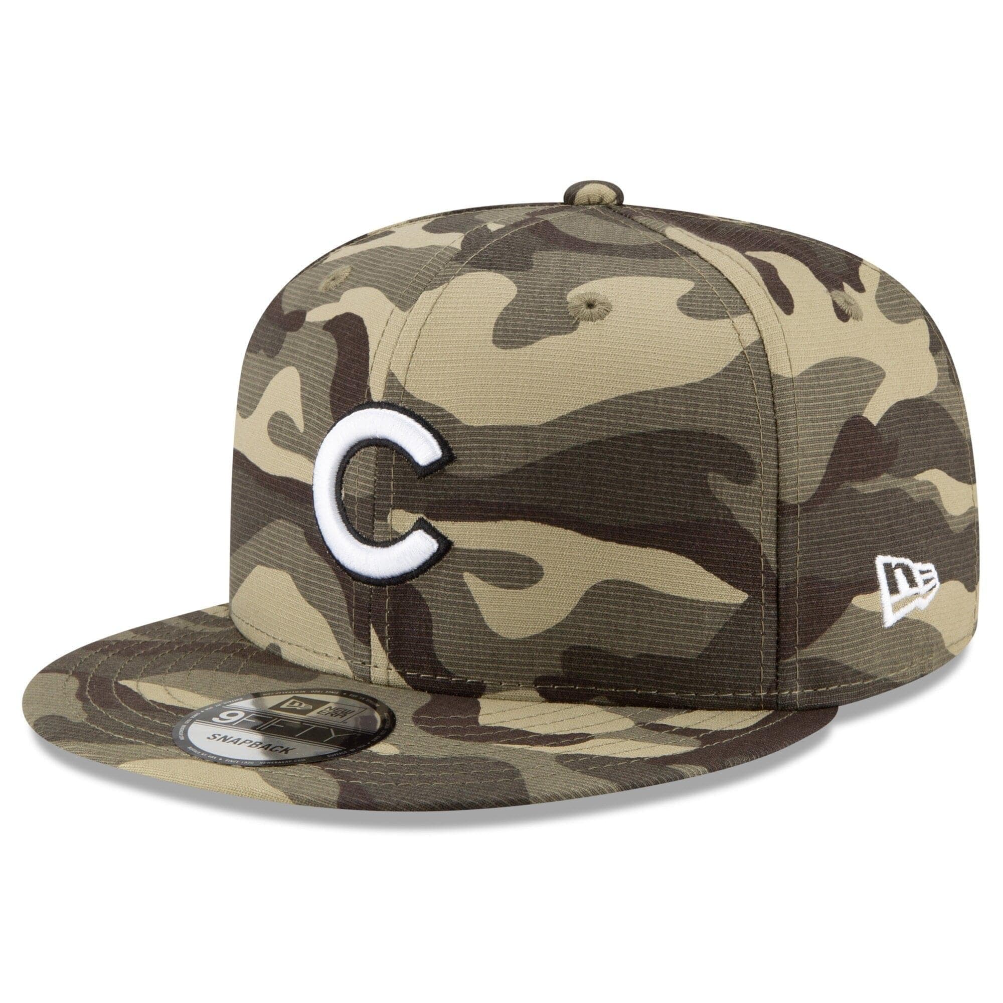 New Era Caps Chicago Cubs New Era MLB 2021 Armed Forces 9FIFTY Snapback Hat - Camo