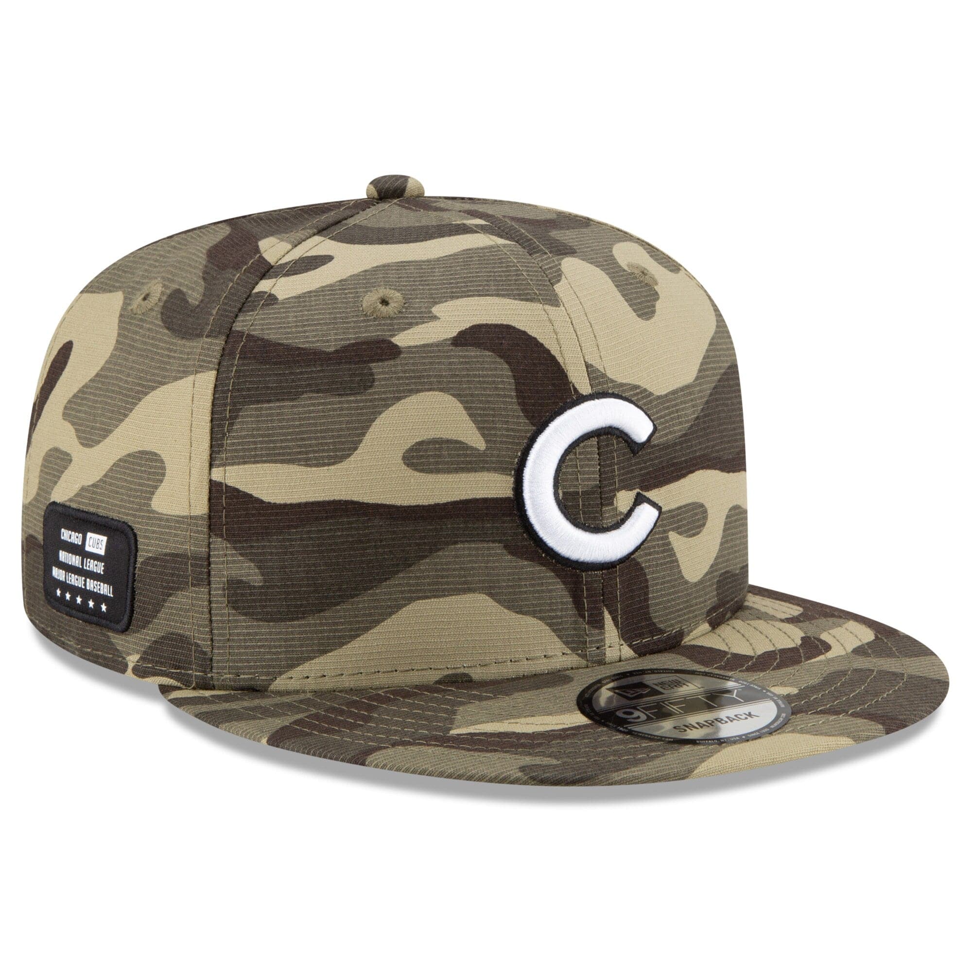 New Era Caps Chicago Cubs New Era MLB 2021 Armed Forces 9FIFTY Snapback Hat - Camo
