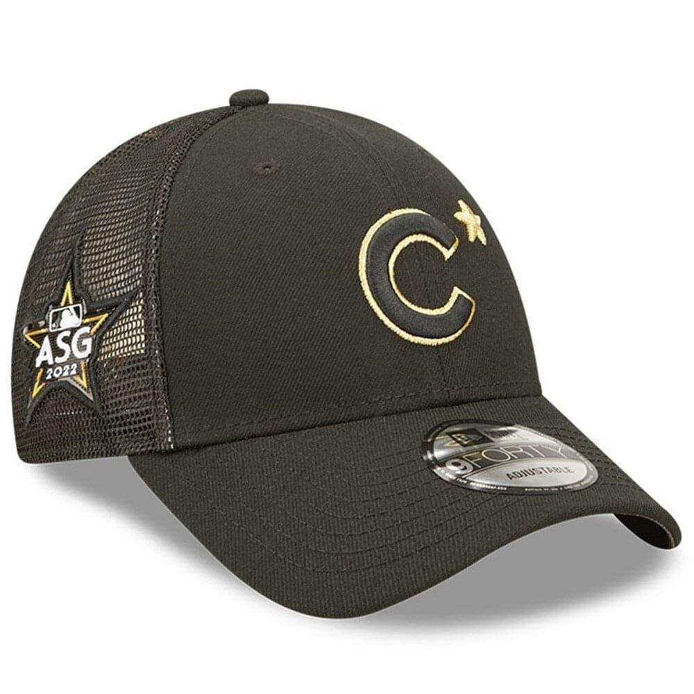 New Era Caps Chicago Cubs New Era MLB 2022 All-Star Game 9FORTY Trucker Snapback Hat - Black