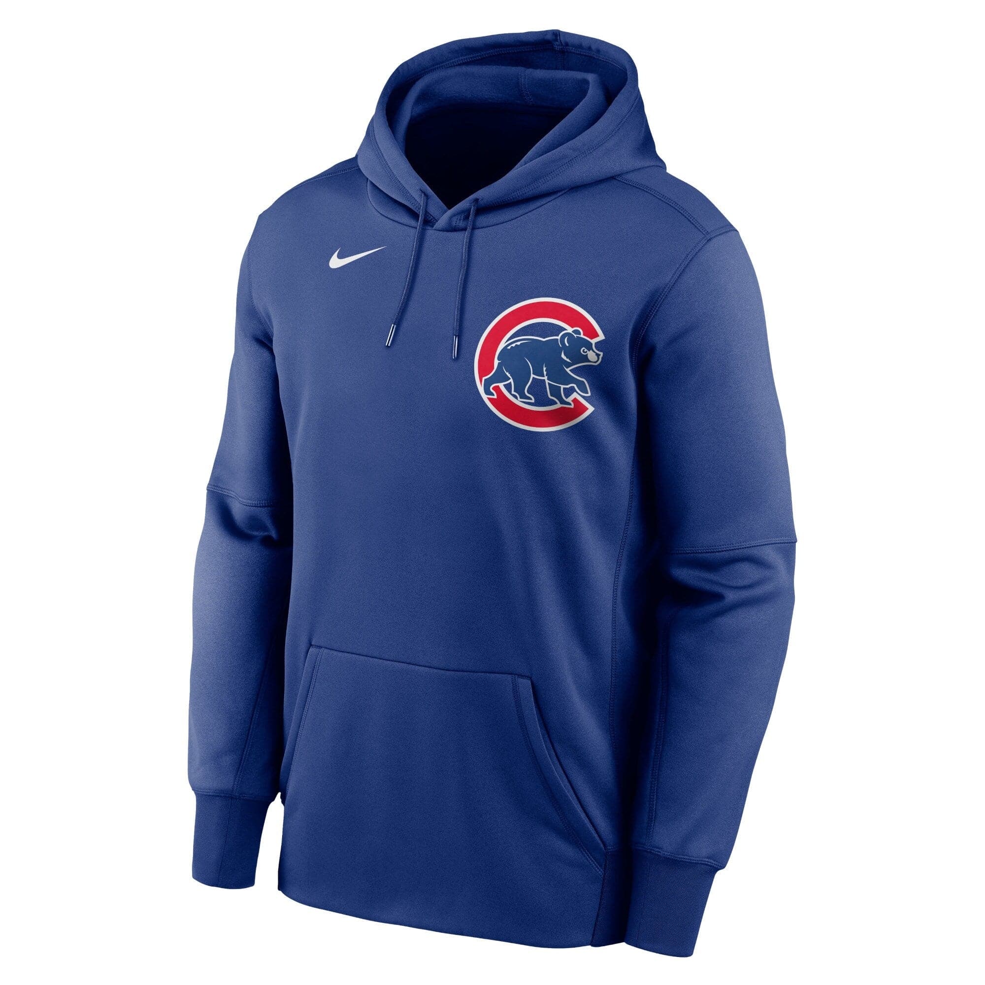 Nike Jumpers Chicago Cubs Nike MLB Wordmark Therma Hoodie Jumper - Blue