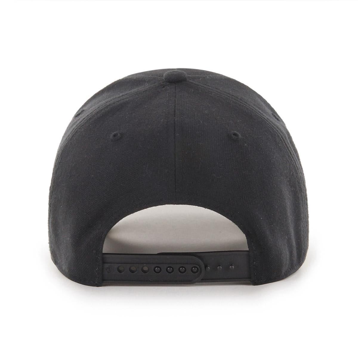 47 Brand Caps Chicago White Sox '47 MLB Black On Black MVP DT Pinch Curve Snapback Hat