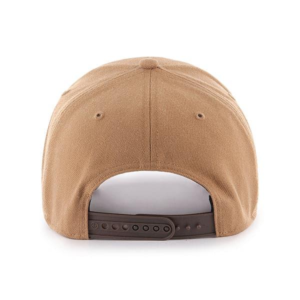 47 Brand Caps Chicago White Sox '47 MLB Monochrome Logo MVP DT Snapback Hat - Camel