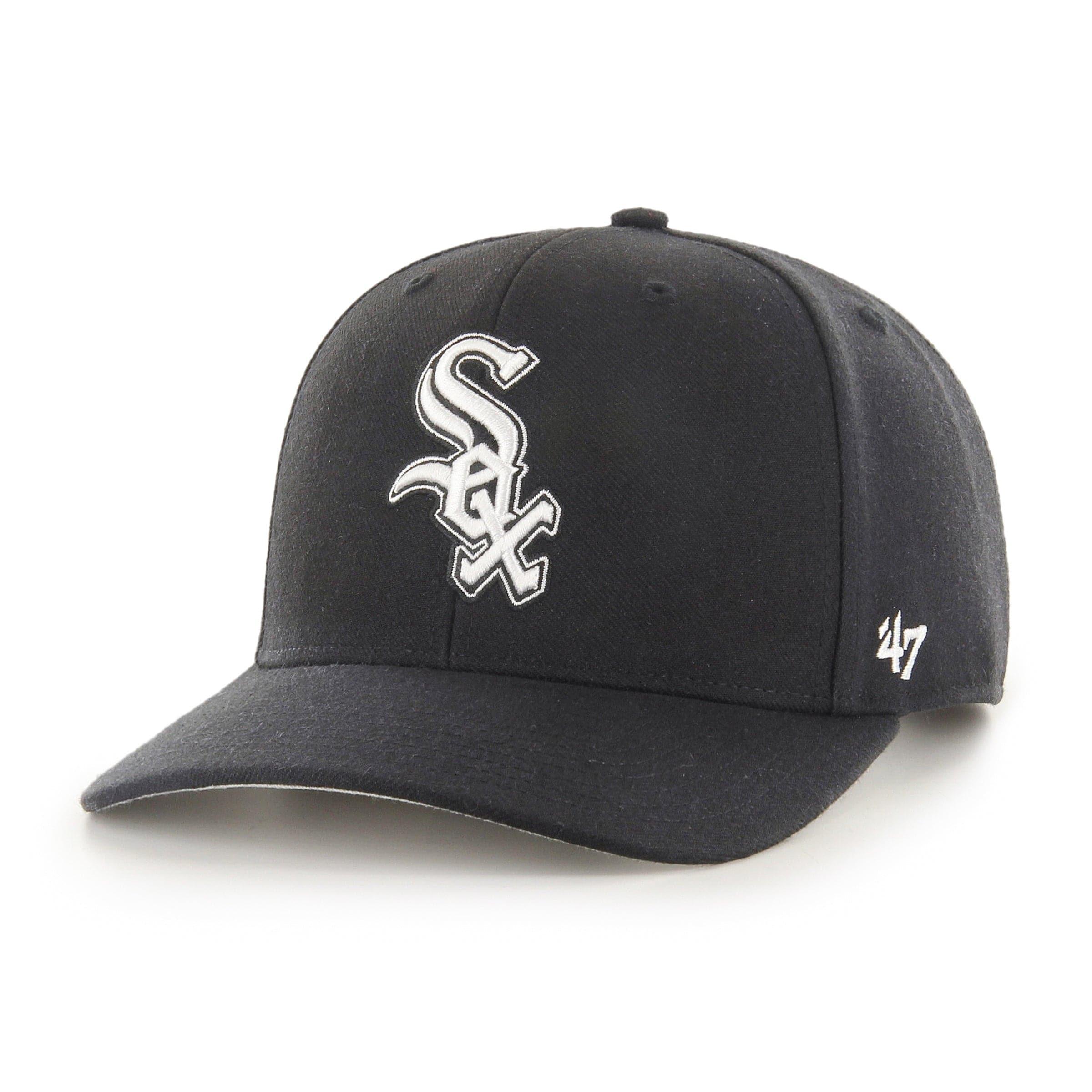 47 Brand Caps Chicago White Sox '47 MLB Team Audible DP Pre-Curved Snapback Hat - Black