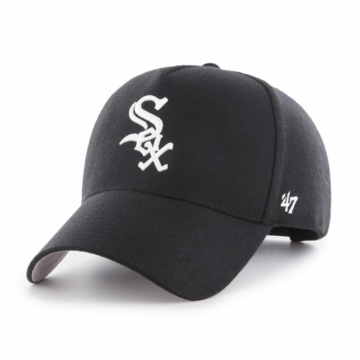 47 Brand Caps Chicago White Sox '47 MLB Team MVP DT Curve Snapback Hat - Black