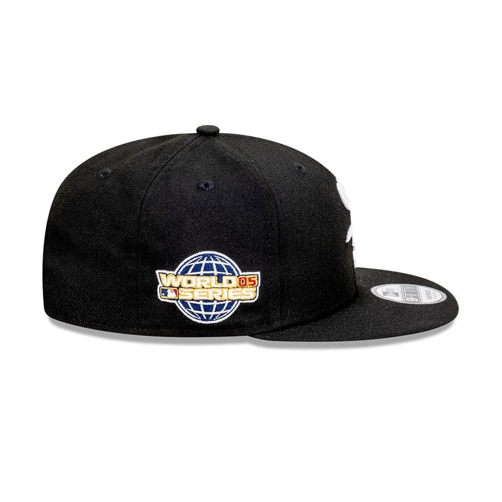 New Era Caps M/L Chicago White Sox New Era MLB 05 World Series Patch 9FIFTY Snapback Hat - Black