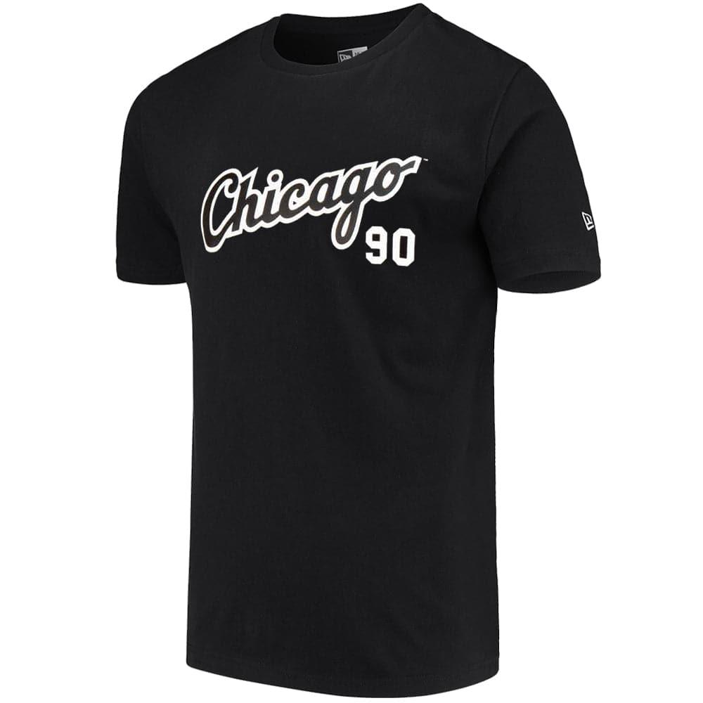 New Era T-Shirts Chicago White Sox New Era MLB Team Lockup T-Shirt - Black