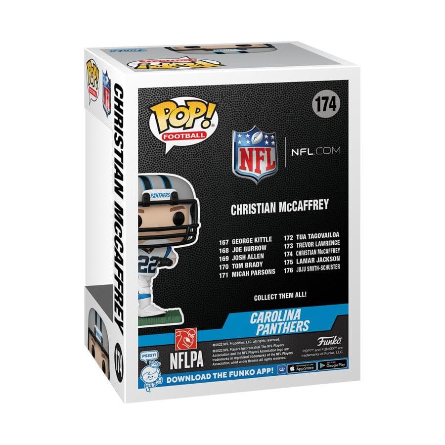 Funko Figures Christian McCaffrey Carolina Panthers Funko NFL Pop Vinyl Figure - White