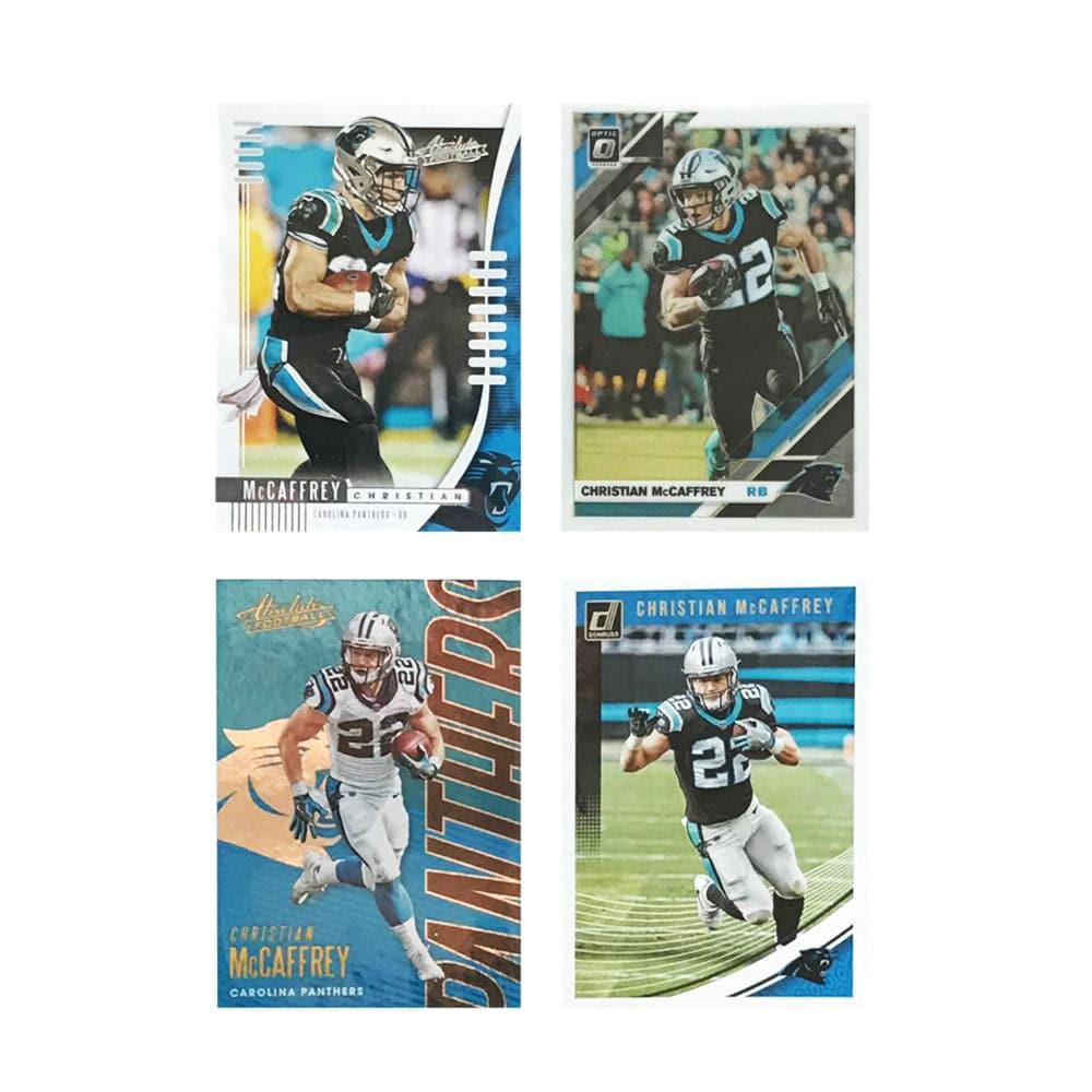 Panini Cards Christian McCaffrey Carolina Panthers Panini NFL 4 Base Card Set