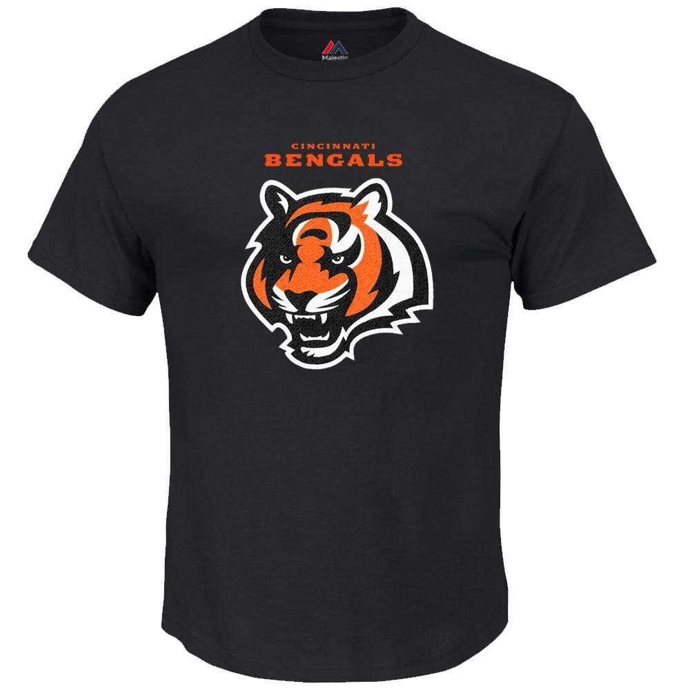 Majestic Athletic T-Shirts Cincinnati Bengals Majestic NFL Critical Victory T-Shirt - Black