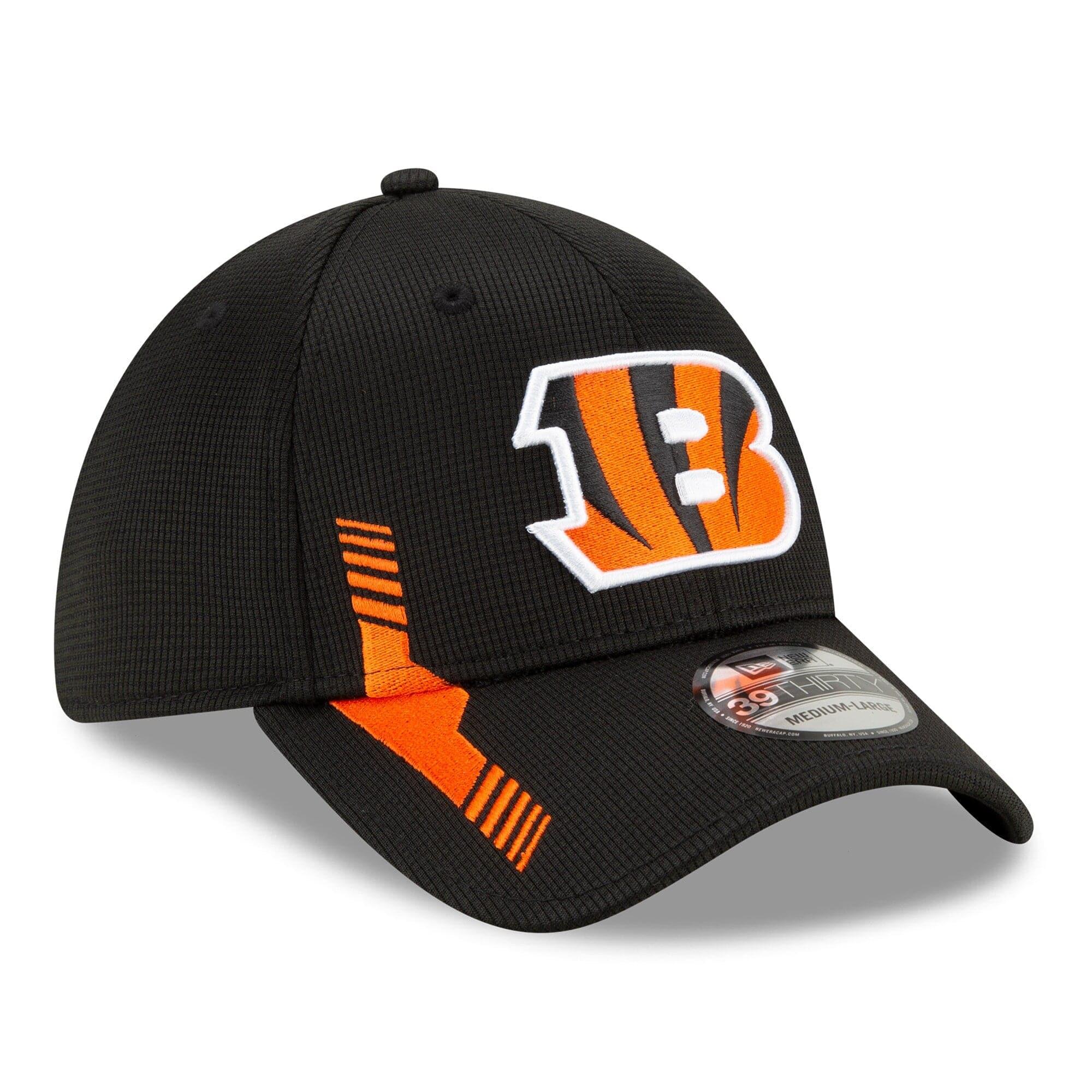 New Era Caps Cincinnati Bengals New Era NFL 2021 Sideline Home 39THIRTY Flex Fit Hat - Black