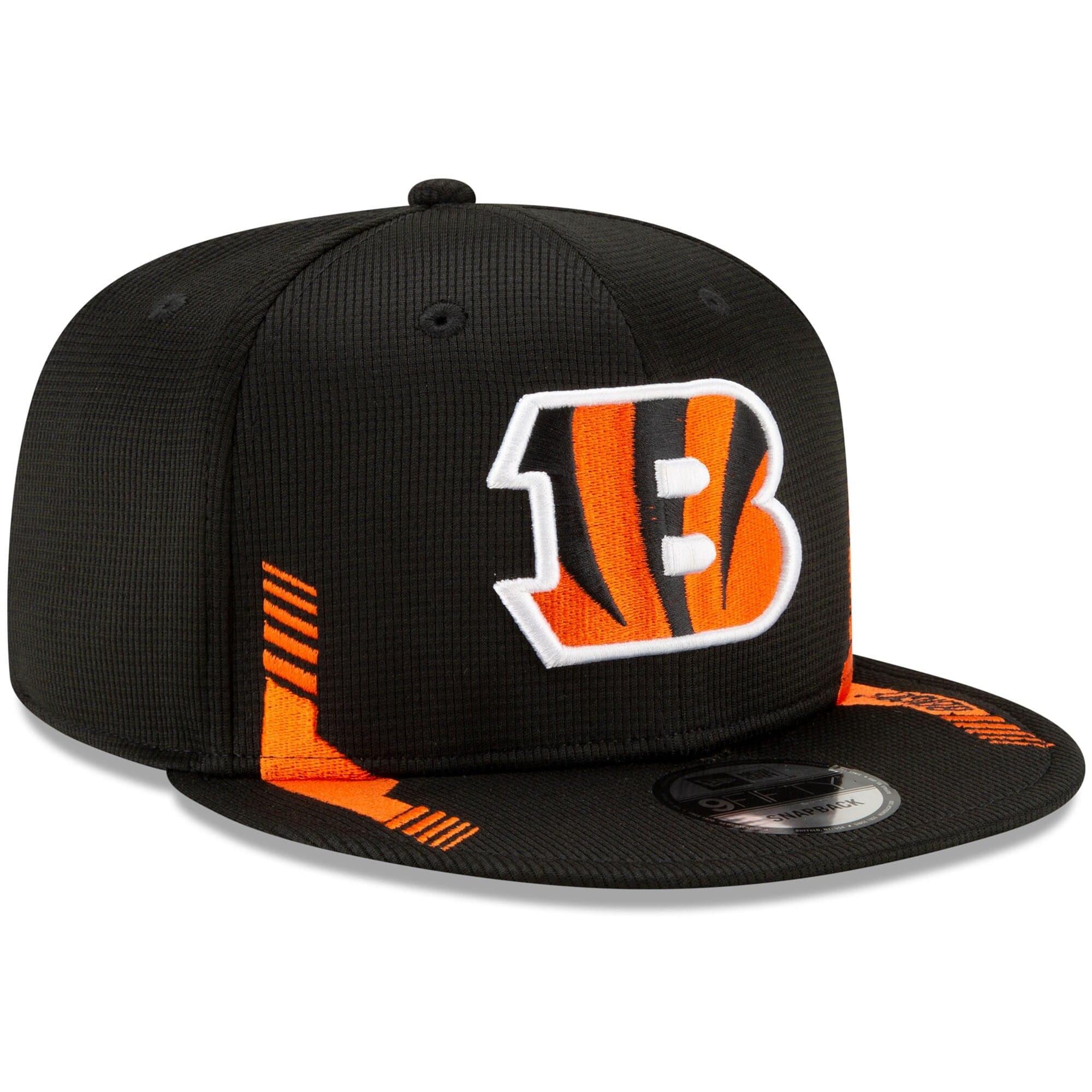 New Era Caps Cincinnati Bengals New Era NFL 2021 Sideline Home 9FIFTY Snapback Hat - Black