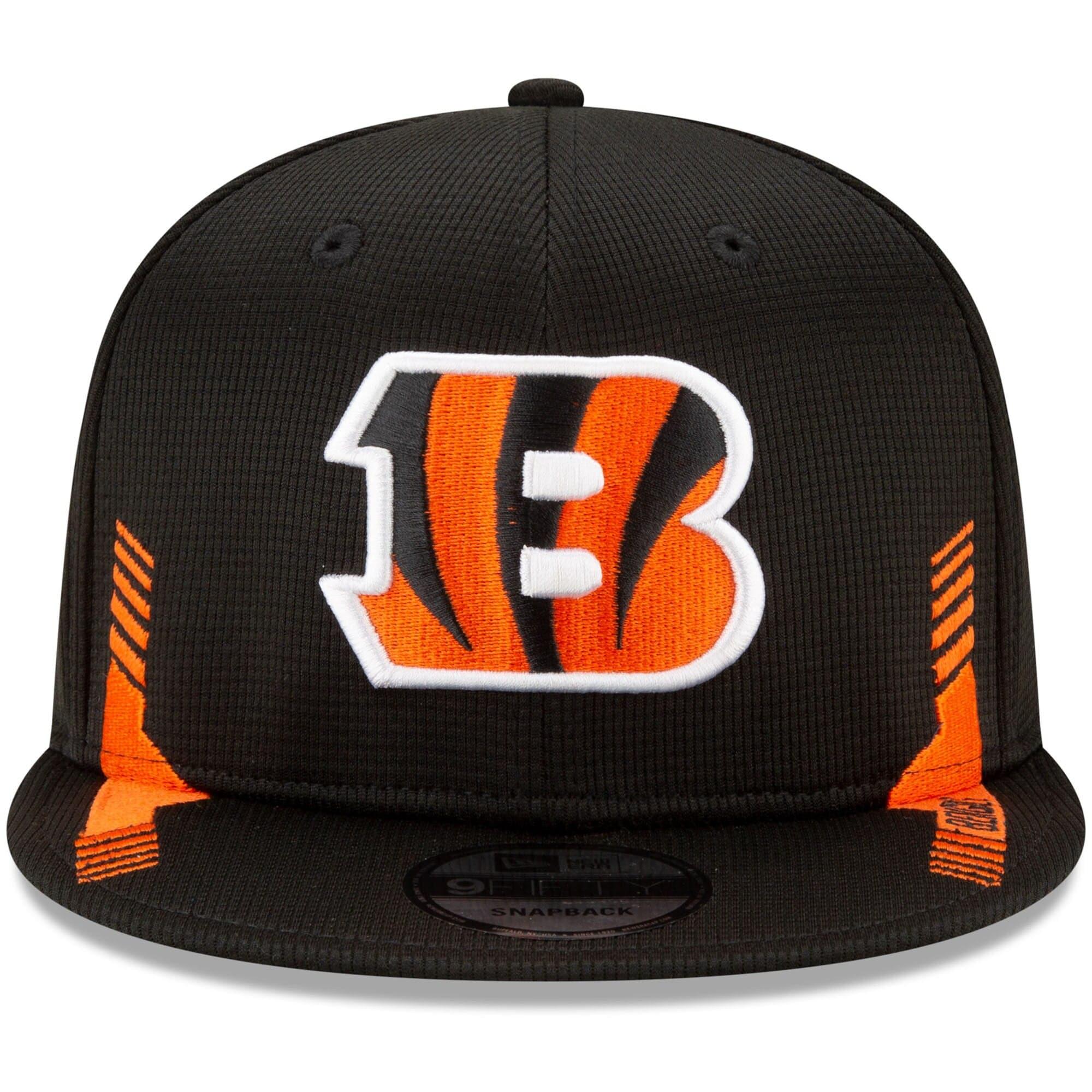 New Era Caps Cincinnati Bengals New Era NFL 2021 Sideline Home 9FIFTY Snapback Hat - Black