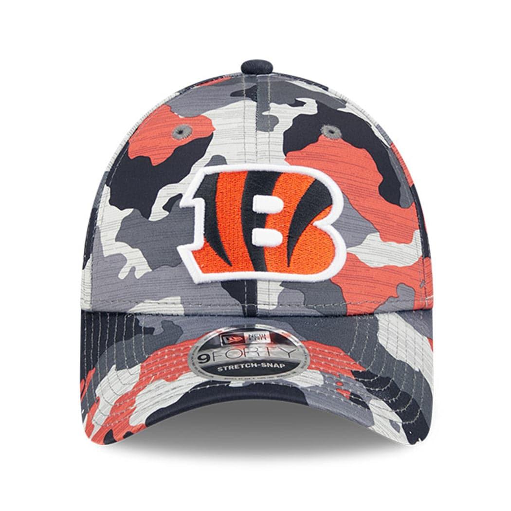 New Era Caps Cincinnati Bengals New Era NFL 22 Training Camp 9FORTY Stretch Snap Hat - Camo