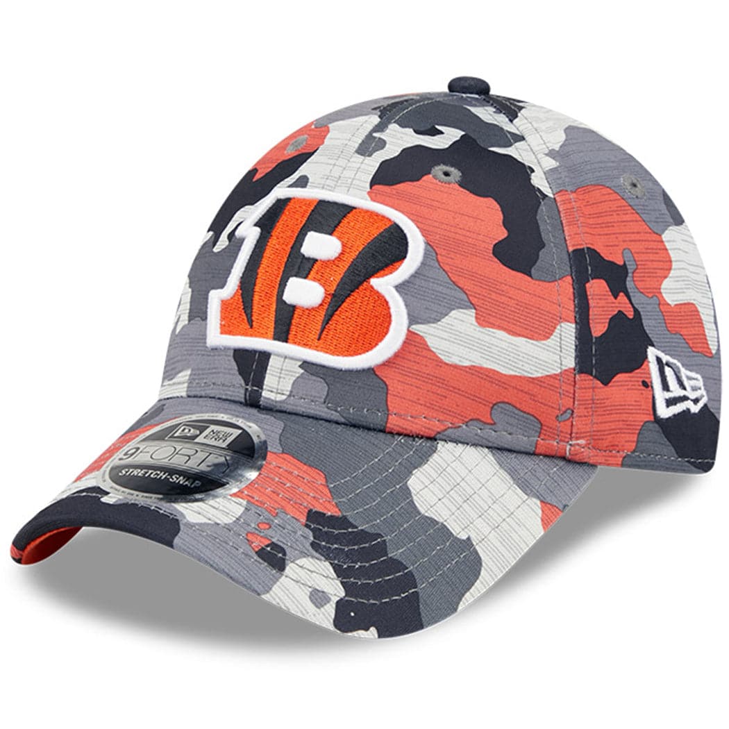 New Era Caps Cincinnati Bengals New Era NFL 22 Training Camp 9FORTY Stretch Snap Hat - Camo