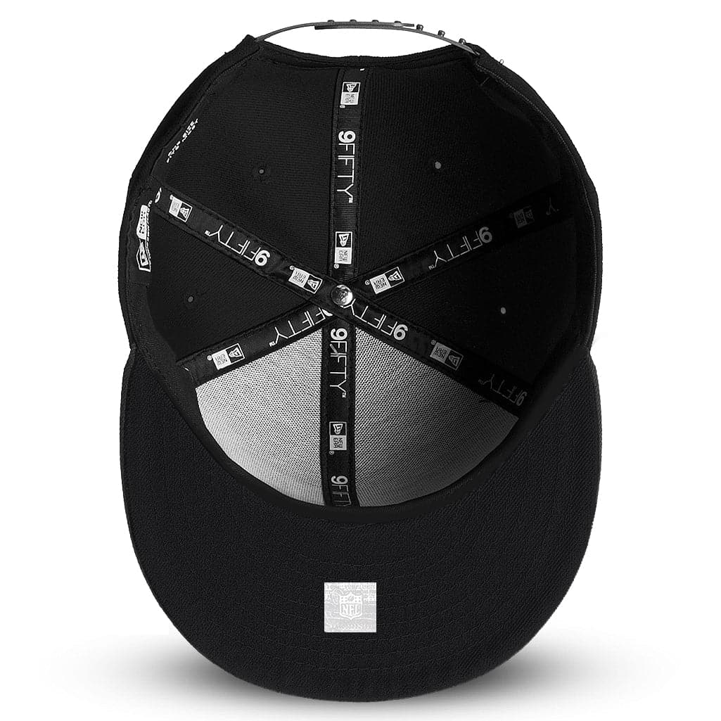 New Era Caps Cincinnati Bengals New Era NFL Black On Black 9FIFTY Snapback Hat - Black