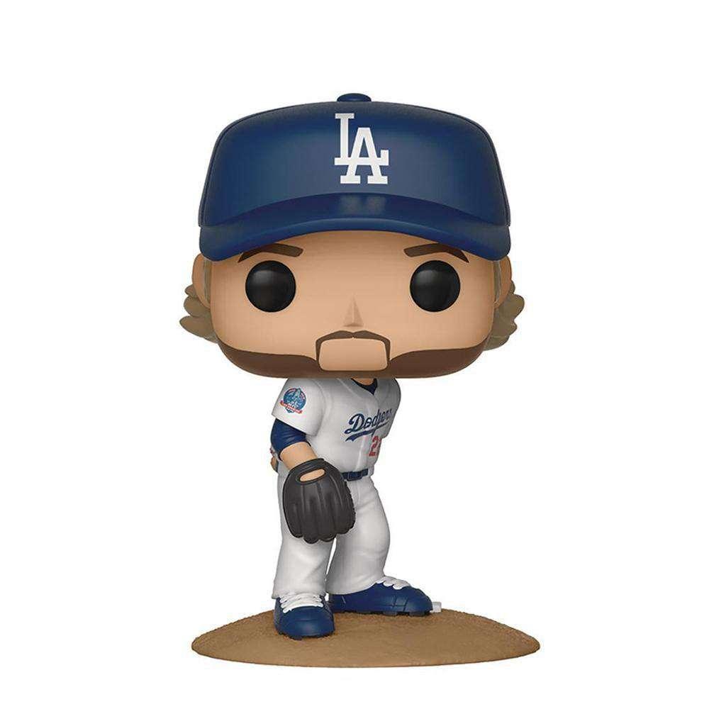 Funko Figures Clayton Kershaw Los Angeles Dodgers Funko MLB Pop Vinyl 3.75" Figure - White