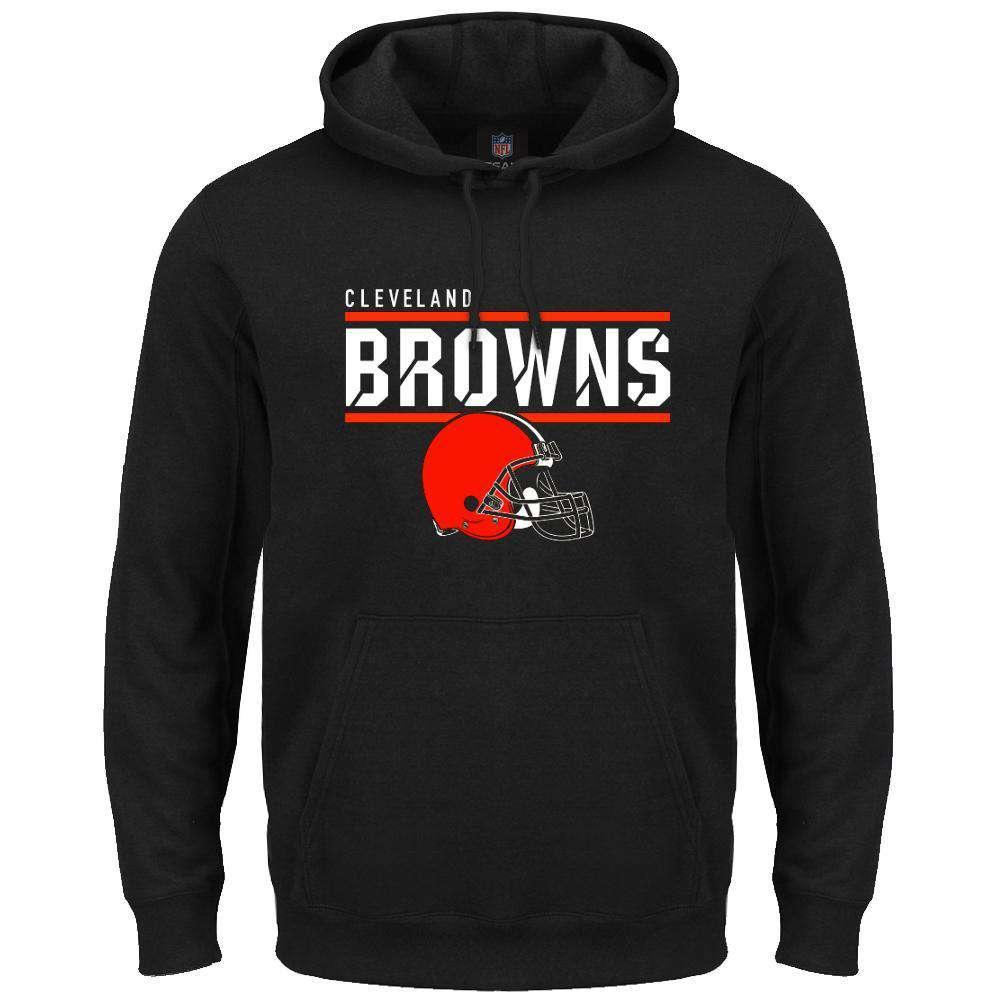 Majestic Athletic Jumpers Cleveland Browns Majestic NFL Flex Team Hoodie Jumper - Black