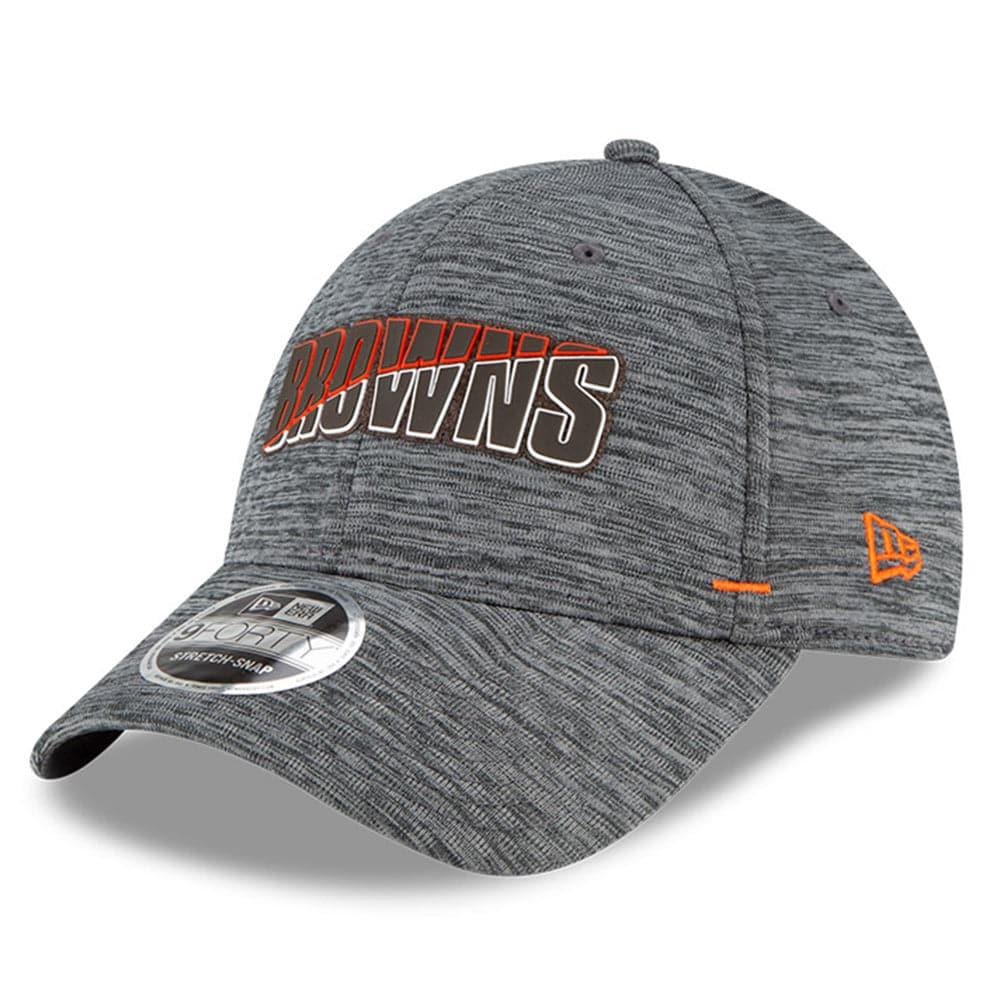 New Era Caps Cleveland Browns New Era NFL 2020 Summer Sideline 9FORTY Snapback Curve Hat - Heather