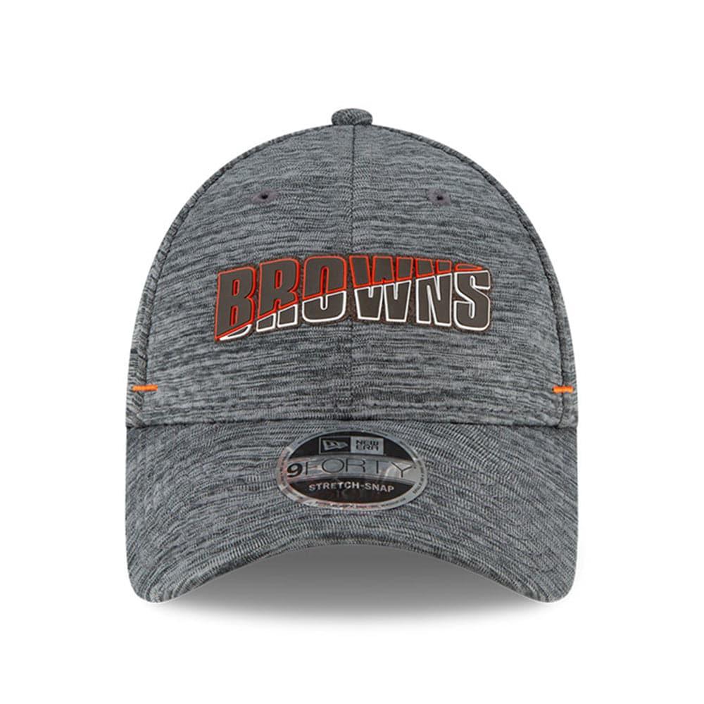 New Era Caps Cleveland Browns New Era NFL 2020 Summer Sideline 9FORTY Snapback Curve Hat - Heather