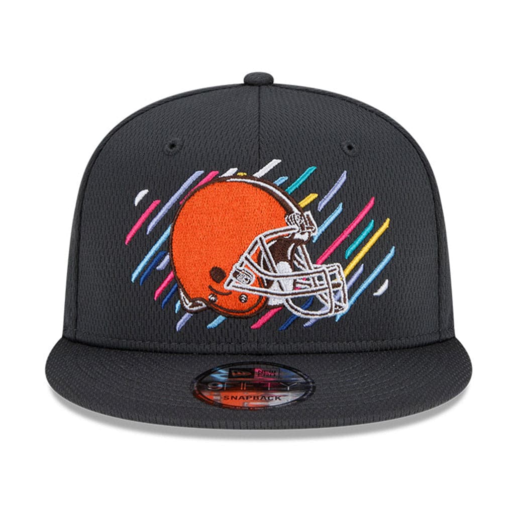 New Era Caps Cleveland Browns New Era NFL 2021 Crucial Catch 9FIFTY Snapback Hat - Steel