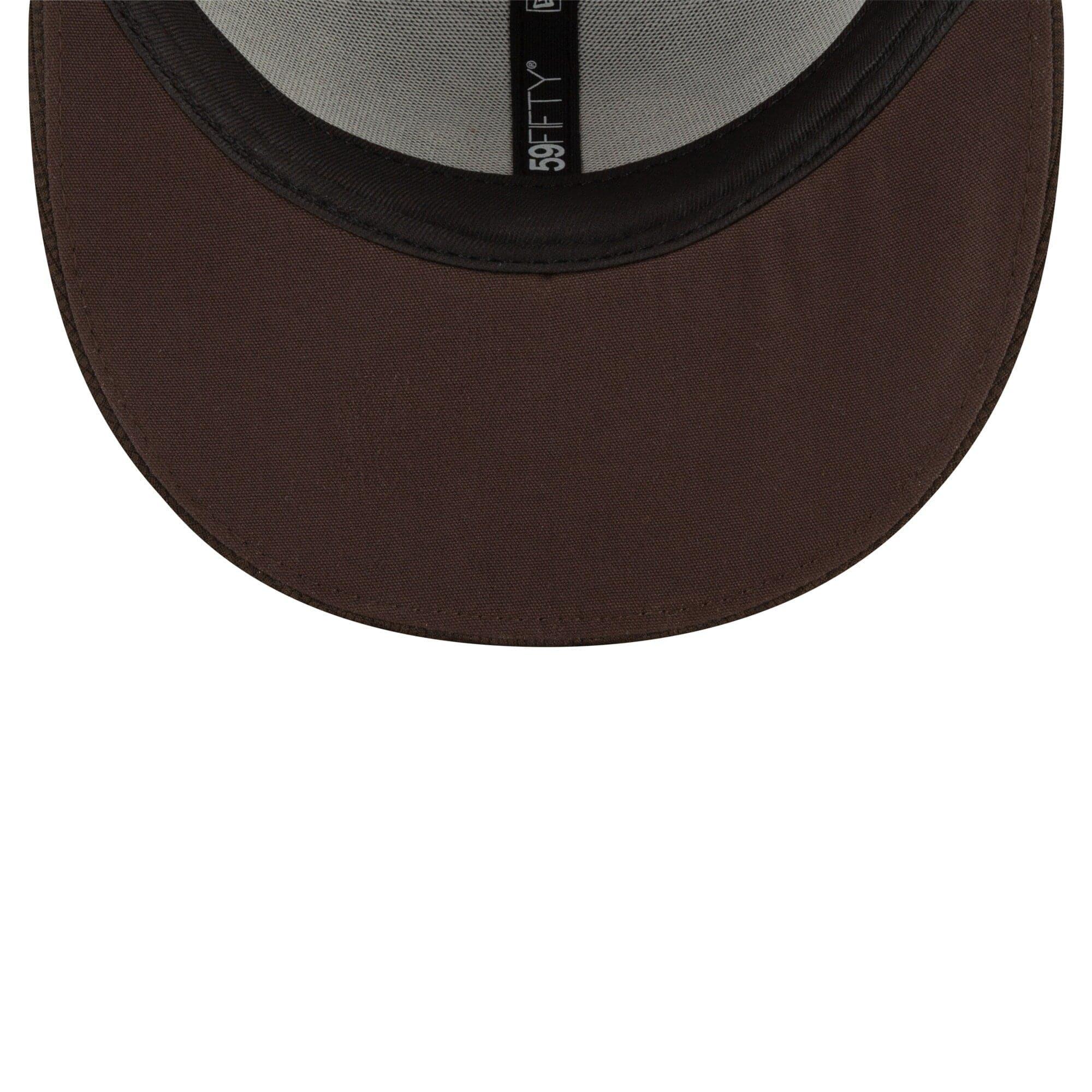 New Era Caps Cleveland Browns New Era NFL 2021 Sideline Home 59FIFTY Fitted Hat - Brown