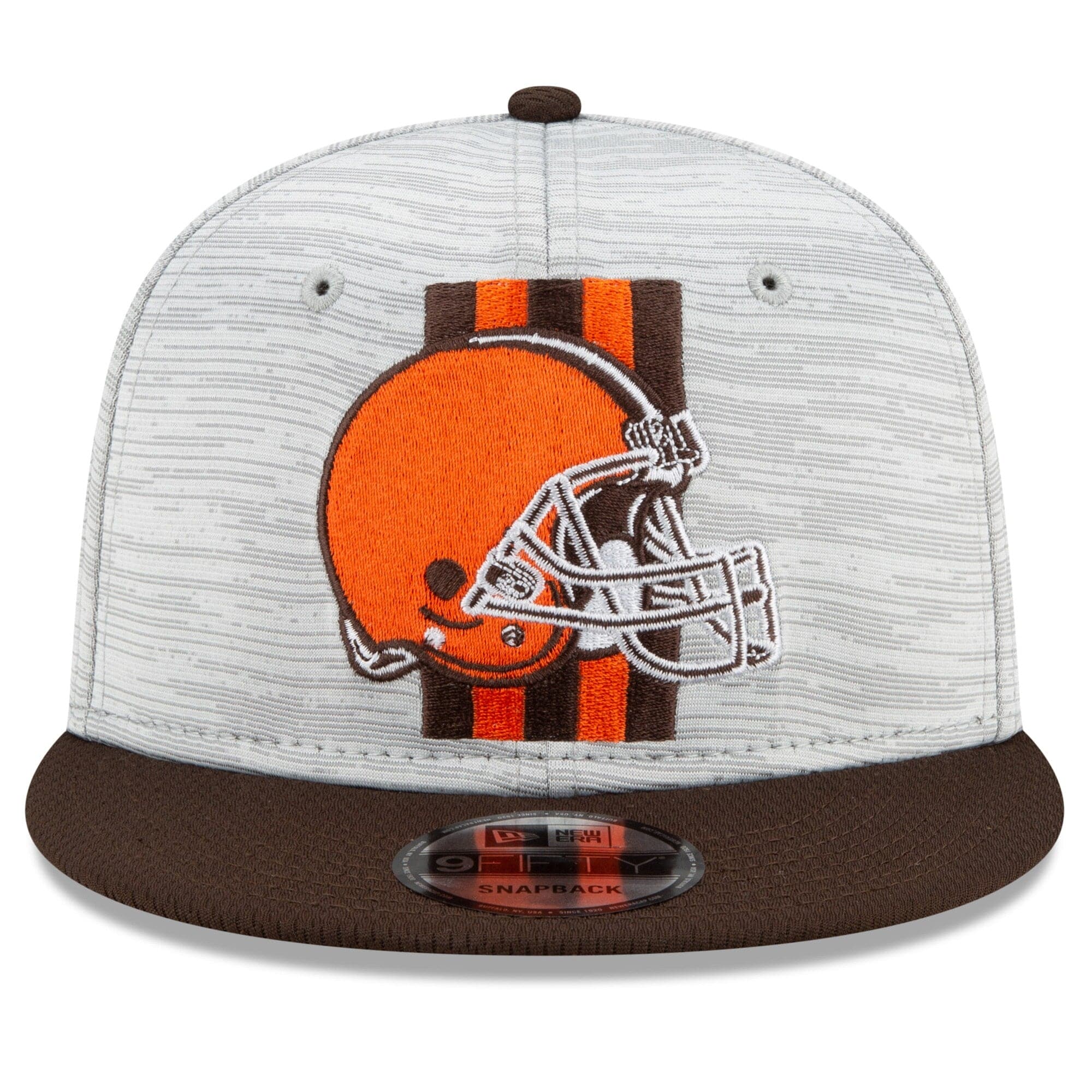 New Era Caps Cleveland Browns New Era NFL 2021 Training Camp 9FIFTY Snapback Hat - Grey