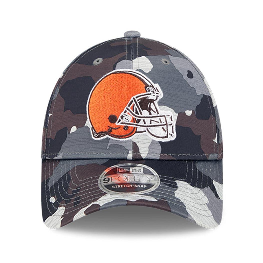 New Era Caps Cleveland Browns New Era NFL 22 Training Camp 9FORTY Stretch Snap Hat - Camo