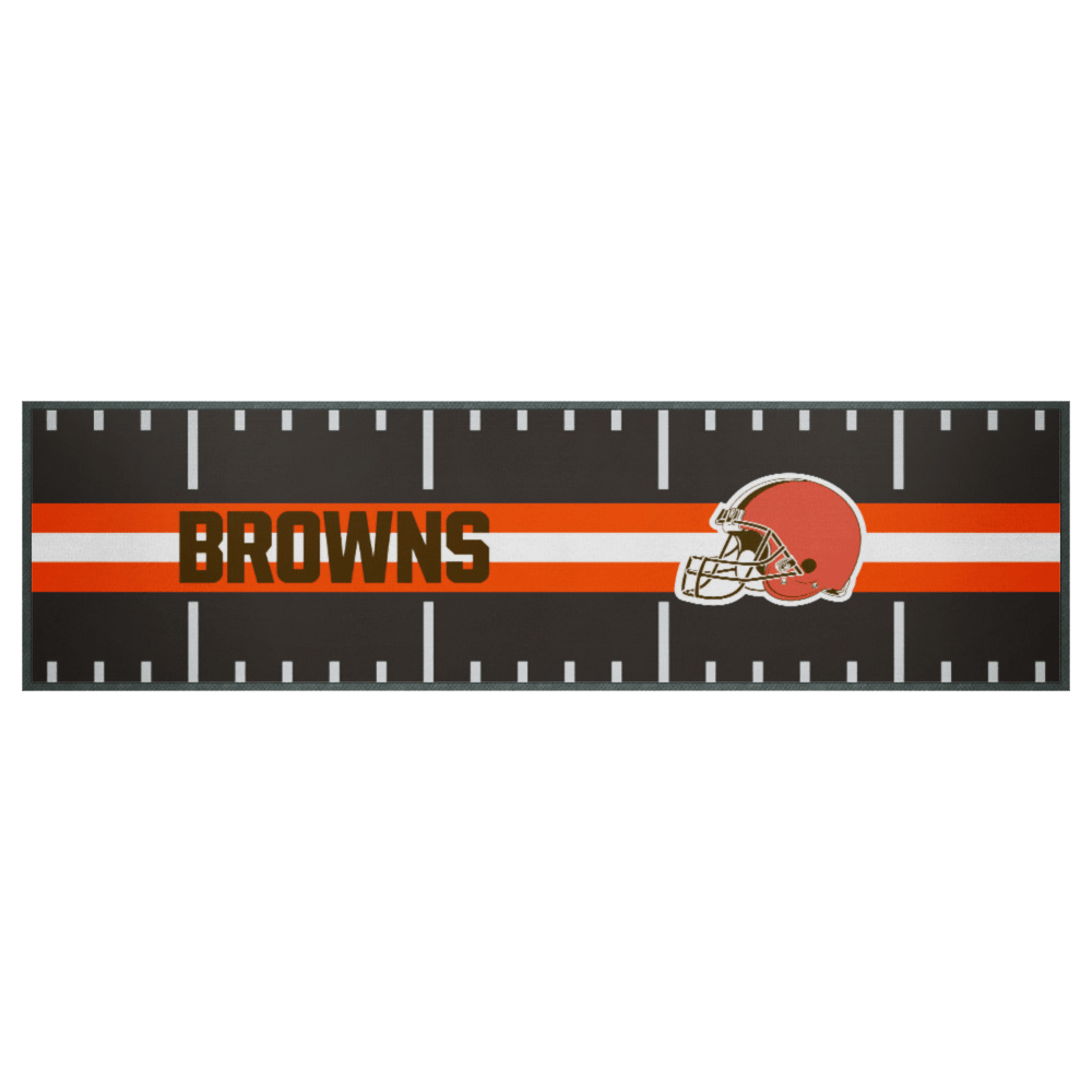 NFL Branded Accessories Cleveland Browns NFL Team Field 90 x 25cm Bar Runner/Mat